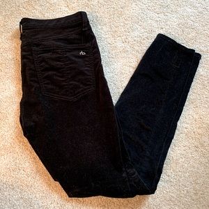 Velvet rag & bone black jean